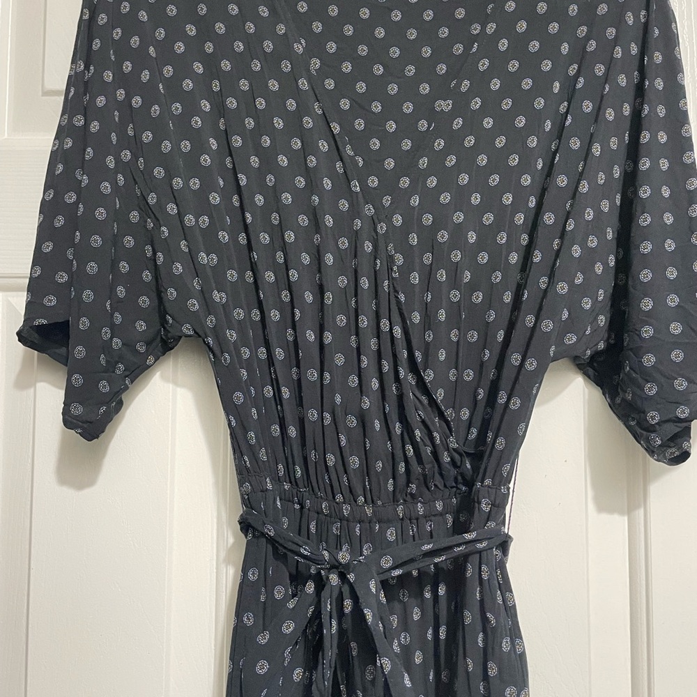 Vanette polka-dot printed cropped jumpsuit - Picture 3 of 5